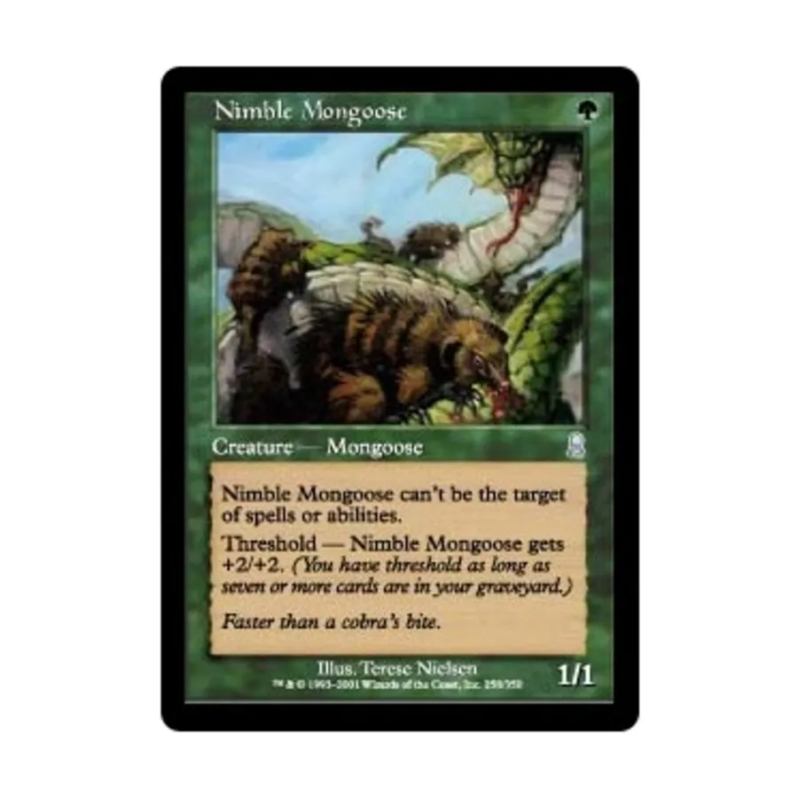 CCG Шустрый мангуст (U), MTG - Odyssey
CCG Шустрый мангуст (U), MTG - Odyssey