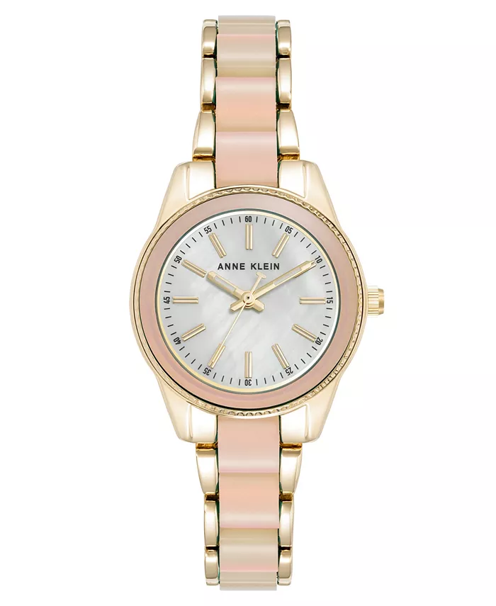 Женские часы-браслет Quartz Iridescent с корпусом из ацетата и металлическим сплавом золотистого оттенка, 30 мм Anne Klein, мультиколор
Женские часы-браслет Quartz Iridescent с корпусом из ацетата и металлическим сплавом золотистого оттенка, 30 мм Anne Klein, мультиколор