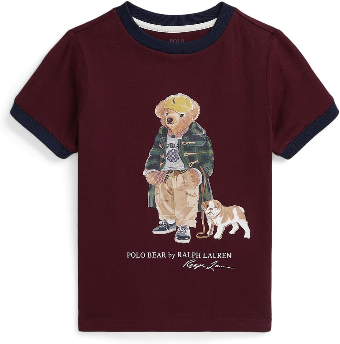 Футболка Polo Bear Cotton Ringer Polo Ralph Lauren Kids, Classic Wine/Nevis
Футболка Polo Bear Cotton Ringer Polo Ralph Lauren Kids, Classic Wine/Nevis