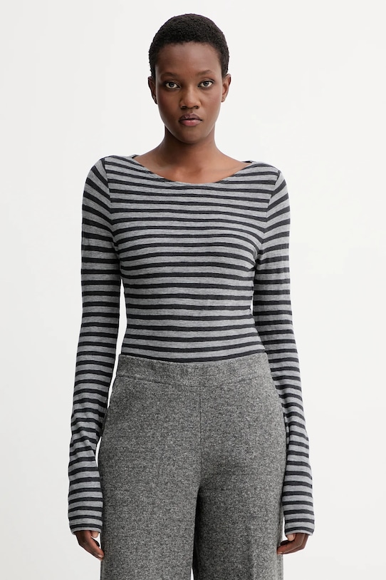 Хлопковый лонгслив Marc O'Polo, серый
Хлопковый лонгслив Marc O'Polo, серый