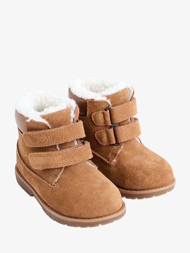 Детские замшевые утепленные ботинки на двойной застежке JoJo Maman Bébé, Brown
Детские замшевые утепленные ботинки на двойной застежке JoJo Maman Bébé, Brown