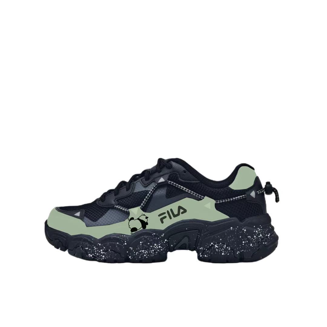 FILA Fluid Abrasion Resistant Slip Resistant Low top Casual Shoes Unisex Black Green
FILA Fluid Abrasion Resistant Slip Resistant Low top Casual Shoes Unisex Black Green