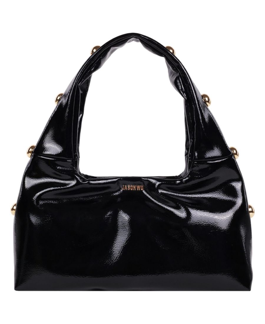 Сумка через плечо с заклепками и эффектом потрескавшейся поверхности Jason Wu, Black
Сумка через плечо с заклепками и эффектом потрескавшейся поверхности Jason Wu, Black