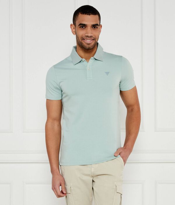 Поло мужское Guess Jeans с воротником на пуговицах, зеленый
Поло мужское Guess Jeans с воротником на пуговицах, зеленый