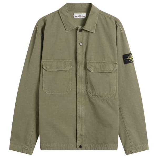 Рубашка-куртка из рипстопа на молнии Stone Island, military зеленый
Рубашка-куртка из рипстопа на молнии Stone Island, military зеленый