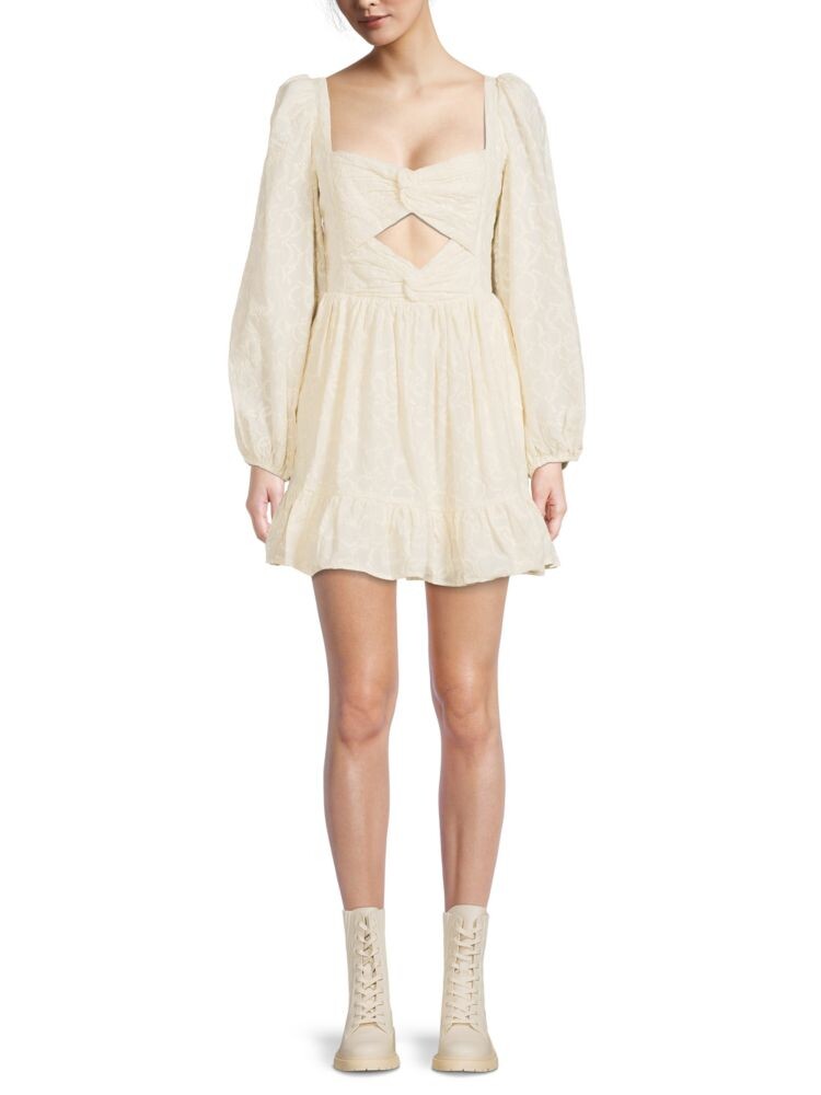 Мини-платье Aida с вырезом Amur, бежевый
Мини-платье Aida с вырезом Amur, бежевый