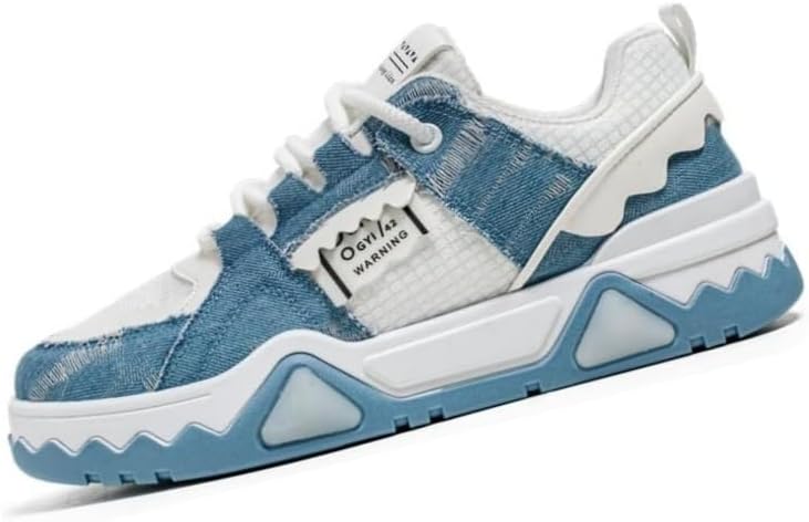 Мужские удобные повседневные кроссовки на шнуровке - ежедневная обувь для улицы для всего дня и легких движений Hoalox, белый/синий
Мужские удобные повседневные кроссовки на шнуровке - ежедневная обувь для улицы для всего дня и легких движений Hoalox, белый/синий