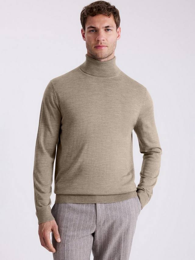 Свитер с воротником-стойкой из смесовой мериносовой шерсти Moss, Taupe
Свитер с воротником-стойкой из смесовой мериносовой шерсти Moss, Taupe