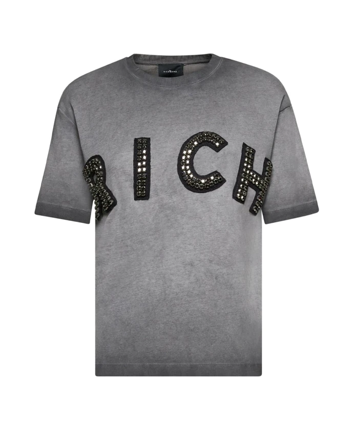 Футболка с аппликацией в виде буквы John Richmond, серый
Футболка с аппликацией в виде буквы John Richmond, серый