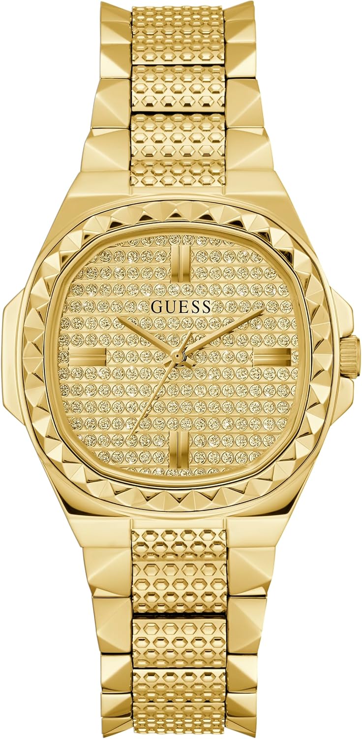GUESS Textured Gold-Tone аналоговые часы, Позолоченный, GUESS Textured Gold-Tone аналоговые часы
GUESS Textured Gold-Tone аналоговые часы, Позолоченный, GUESS Textured Gold-Tone аналоговые часы