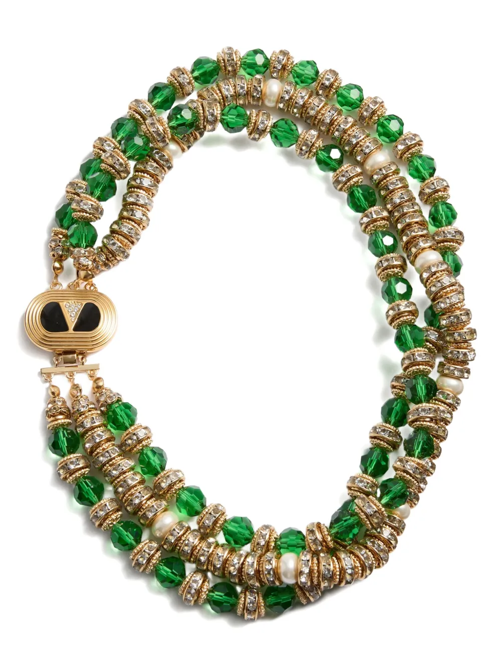 Колье Couer Royal Valentino Garavani, зеленый
Колье Couer Royal Valentino Garavani, зеленый