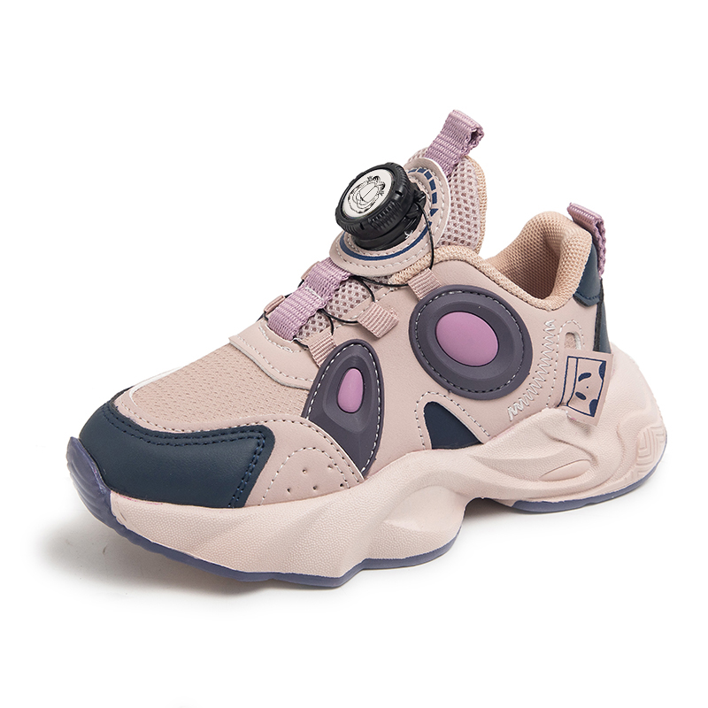 Детские повседневные противоскользящие амортизирующие кроссовки Kids' Lifestyle с эффектом отскока JIAFEIMAO, фиолетовый 
Детские повседневные противоскользящие амортизирующие кроссовки Kids' Lifestyle с эффектом отскока JIAFEIMAO, фиолетовый