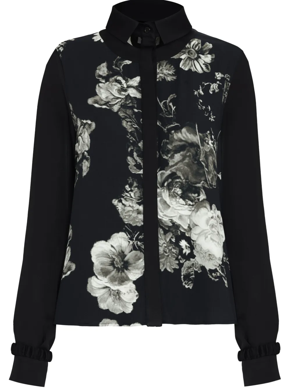 Рубашка с цветочным принтом Gloria Coelho, черный
Рубашка с цветочным принтом Gloria Coelho, черный