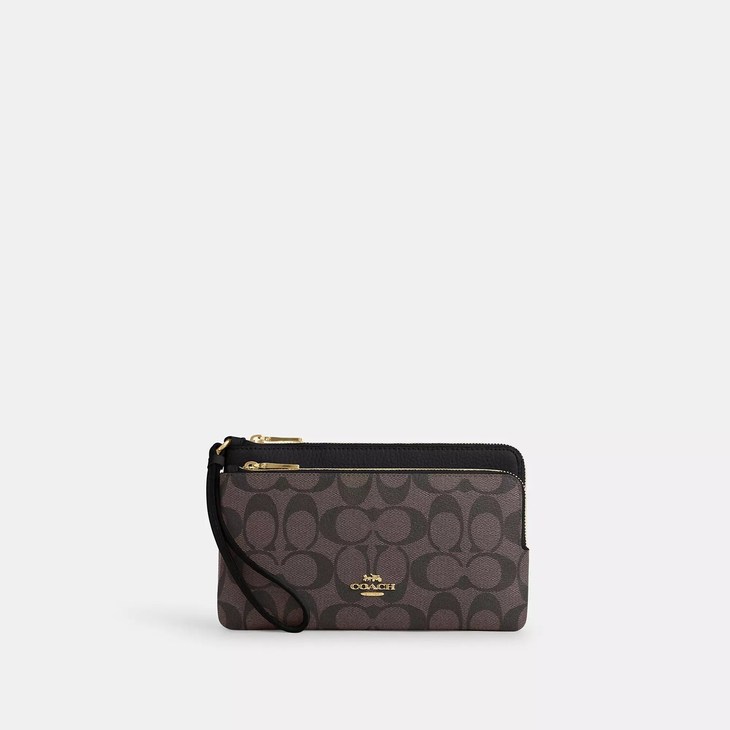 Кошелек Coach Outlet с двойной молнией из фирменной парусины, цвет Gold/Brown Black
Кошелек Coach Outlet с двойной молнией из фирменной парусины, цвет Gold/Brown Black
