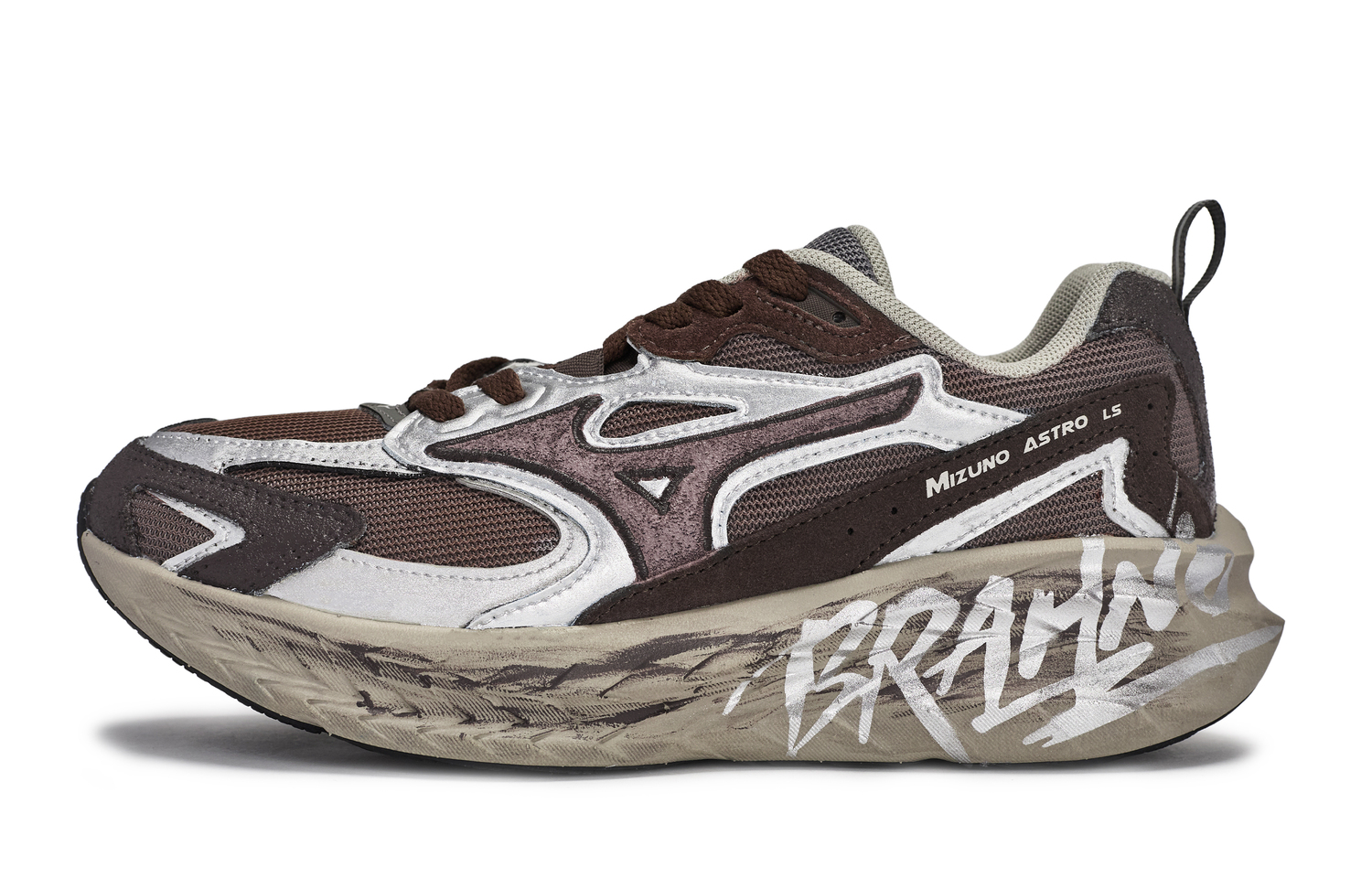 Mizuno LS Low top Running Shoes Unisex Gray Silver Brown
Mizuno LS Low top Running Shoes Unisex Gray Silver Brown