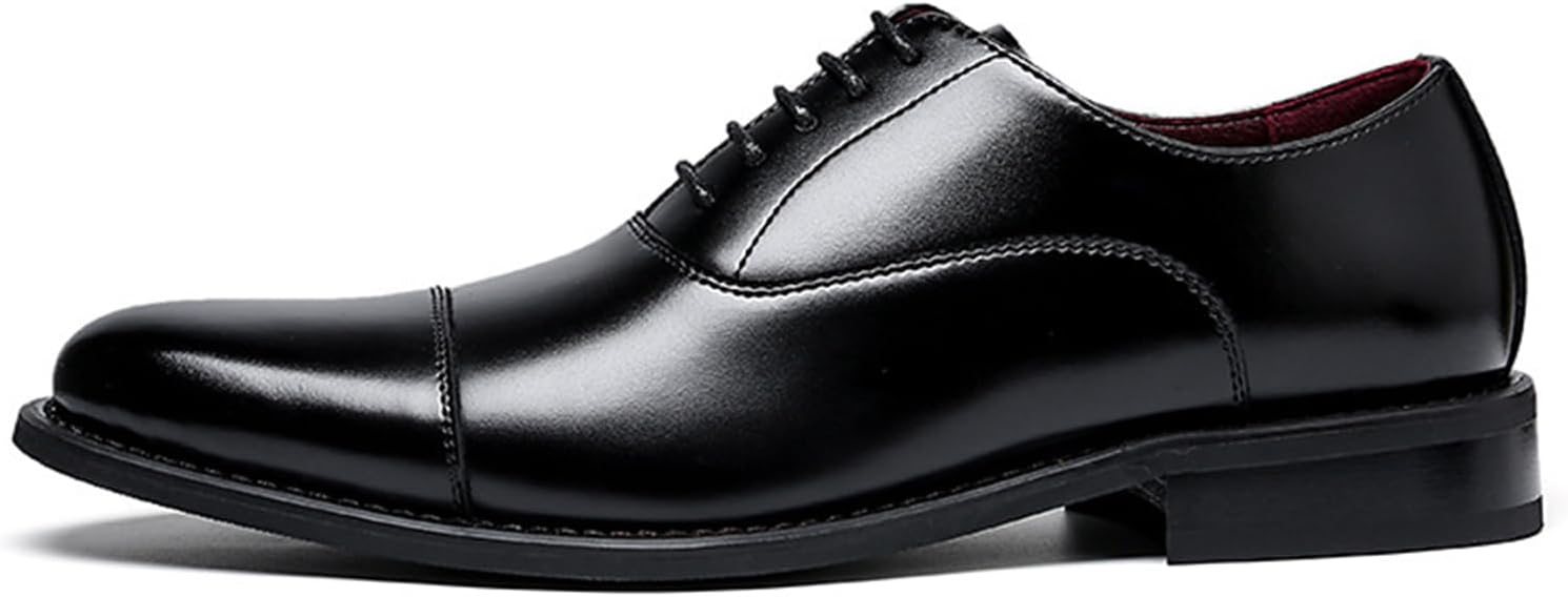 Мужские роскошные модные туфли с низким каблуком, ручной работы, оксфорды, классические с шнуровкой, с заостренным носком, повседневные современные деловые классические кожаные туфли, дерби с каптом Xoekd, черный
Мужские роскошные модные туфли с низким каблуком, ручной работы, оксфорды, классические с шнуровкой, с заостренным носком, повседневные современные деловые классические кожаные туфли, дерби с каптом Xoekd, черный