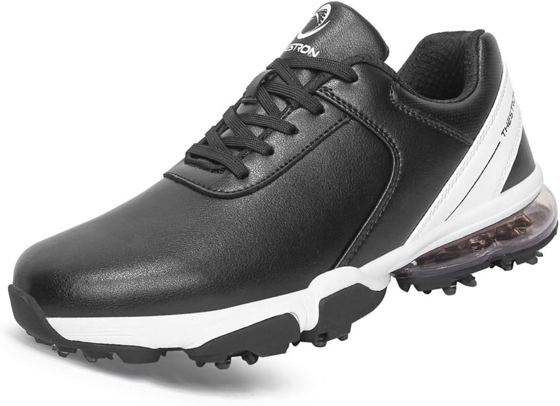 Водонепроницаемые гольф-кроссовки с шипами для мужчин, спортивная обувь для фитнеса, уличная противоскользящая обувь для гольфа и прогулок Omcam, черный
Водонепроницаемые гольф-кроссовки с шипами для мужчин, спортивная обувь для фитнеса, уличная противоскользящая обувь для гольфа и прогулок Omcam, черный