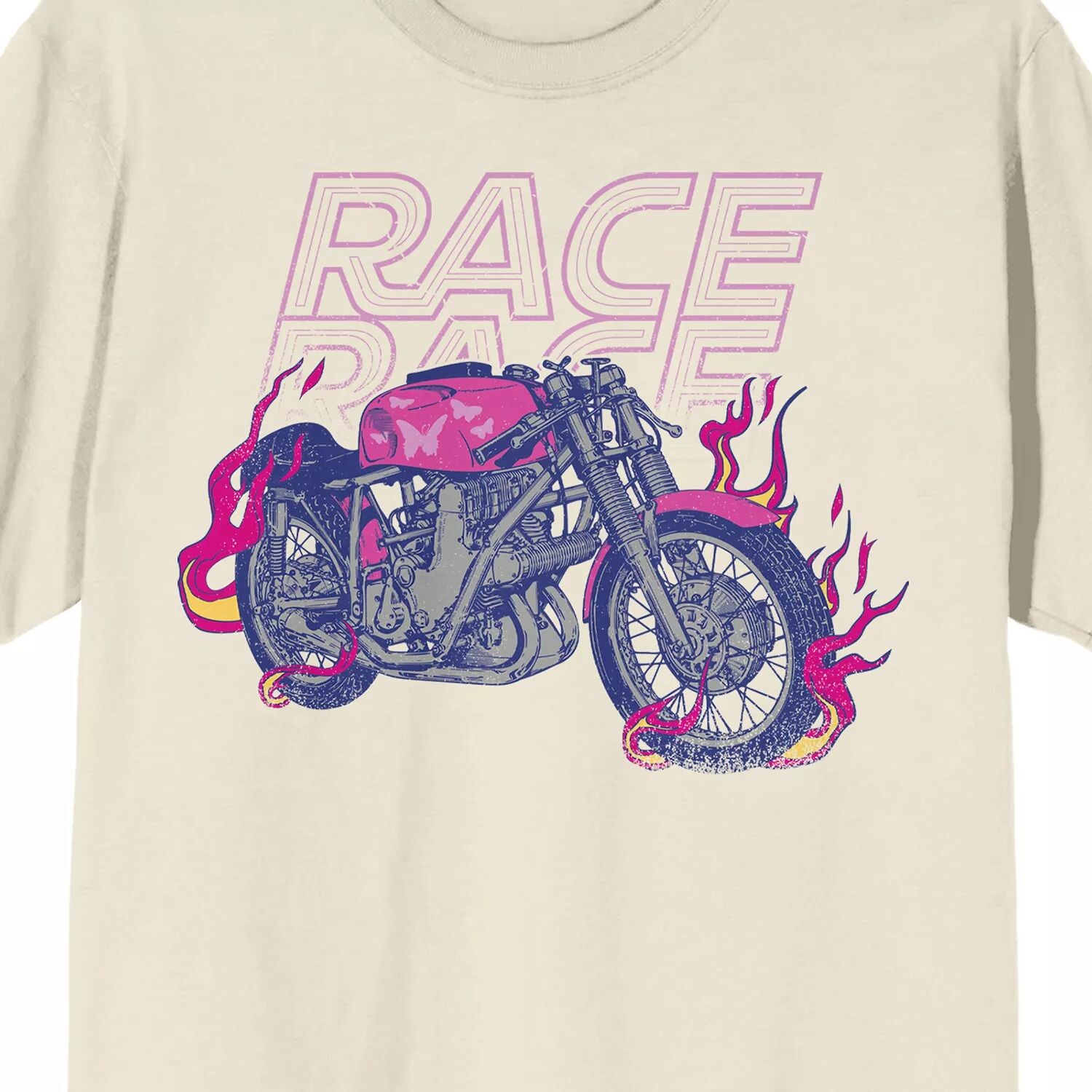 Мужская футболка с рисунком мотоцикла Butterfly Flame Licensed Character
Мужская футболка с рисунком мотоцикла Butterfly Flame Licensed Character