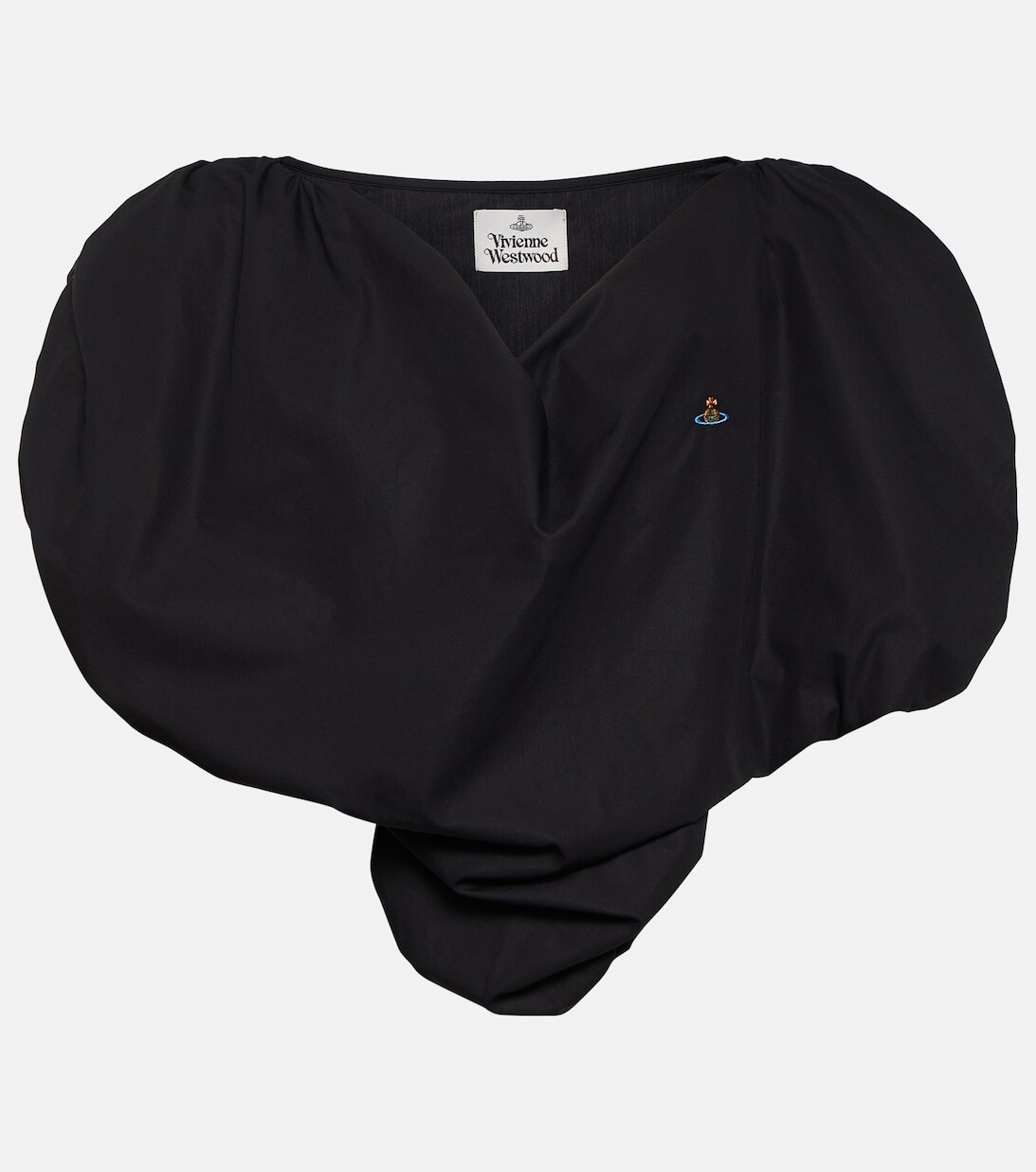 Укороченный топ из хлопка с сердечками VIVIENNE WESTWOOD, черный
Укороченный топ из хлопка с сердечками VIVIENNE WESTWOOD, черный