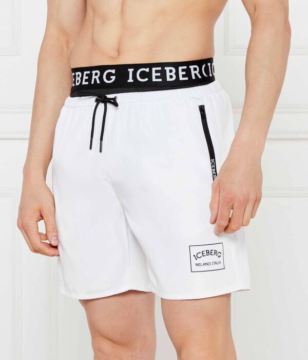 Шорты для плавания Regular fit Iceberg, белый 
Шорты для плавания Regular fit Iceberg, белый