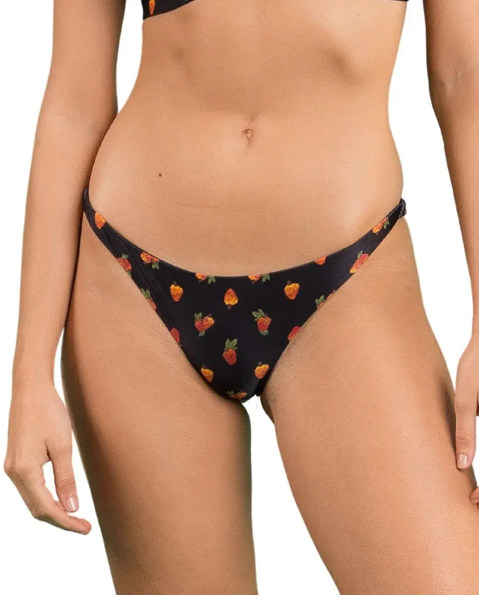 Бразильские плавки бикини с принтом Río de Sol, черный
Бразильские плавки бикини с принтом Río de Sol, черный