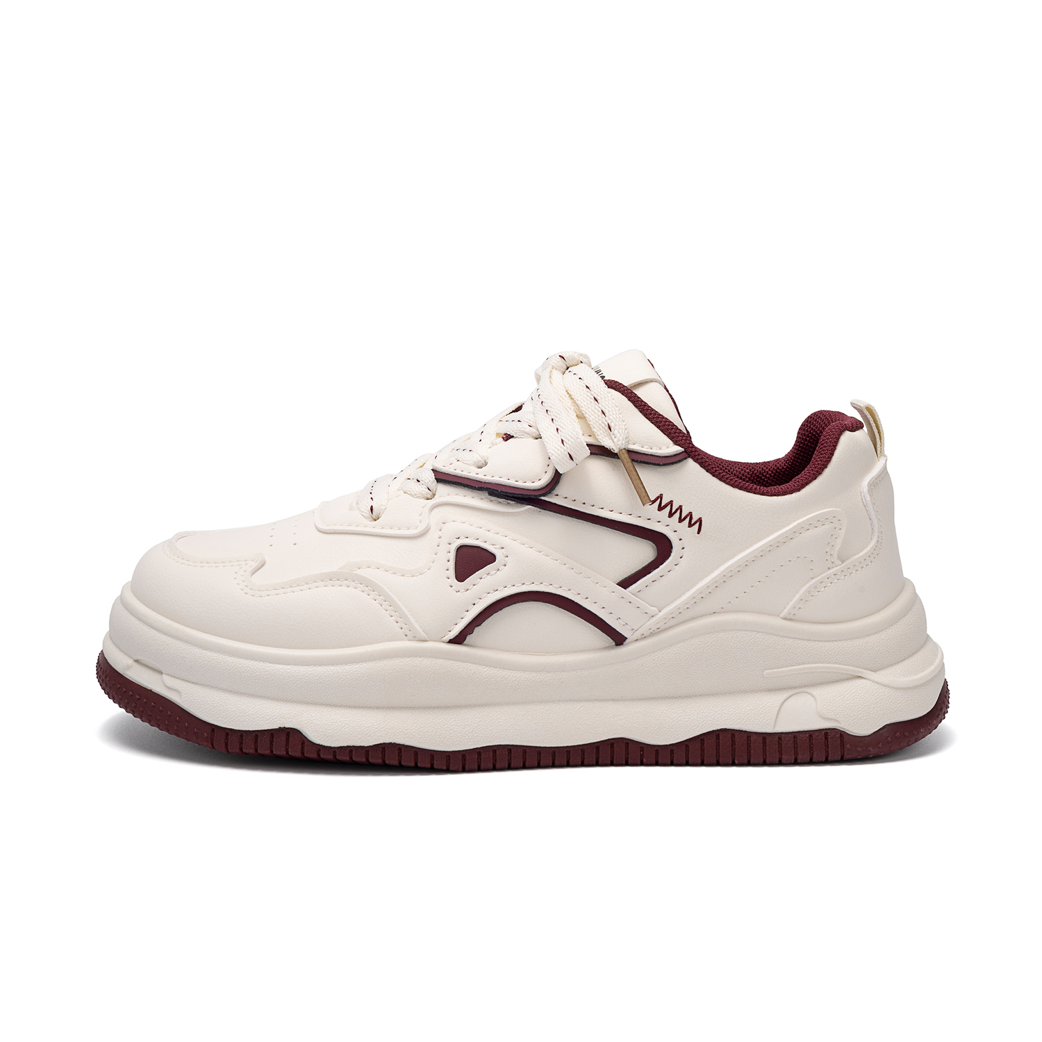 Высокие устойчивые к истиранию низкие кроссовки для скейтборда мужские бело-красные HUANQIU
Высокие устойчивые к истиранию низкие кроссовки для скейтборда мужские бело-красные HUANQIU