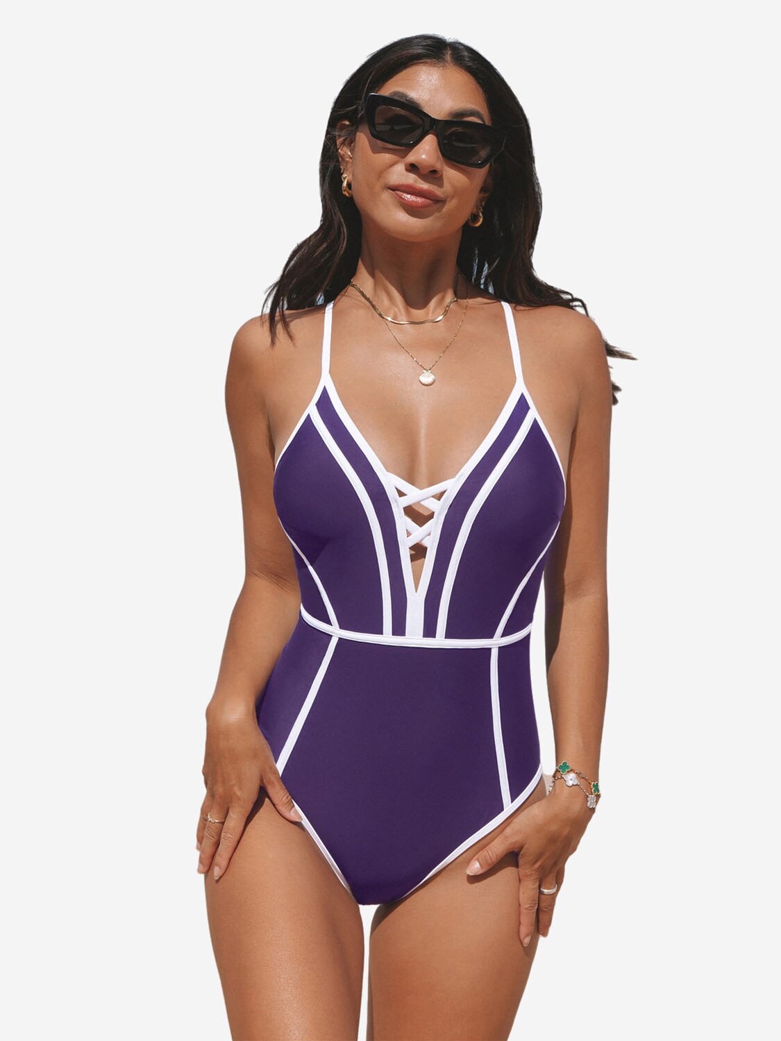 Cupshe Купальник-бралетт 'DAA12E5C009YC' в цвете Purple
Cupshe Купальник-бралетт 'DAA12E5C009YC' в цвете Purple