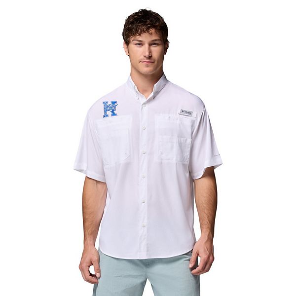 Мужская белая рубашка button-down kentucky wildcats tamiami omni-shade Columbia
Мужская белая рубашка button-down kentucky wildcats tamiami omni-shade Columbia