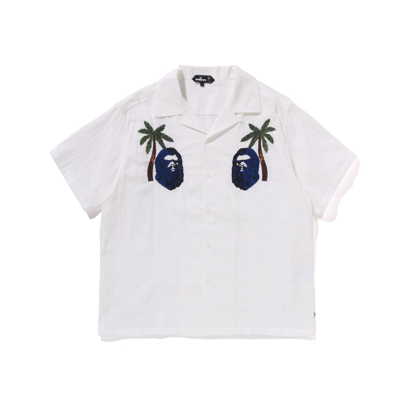 Bape вышитая повседневная рубашка короткий рукав A BATHING APE, белый
Bape вышитая повседневная рубашка короткий рукав A BATHING APE, белый