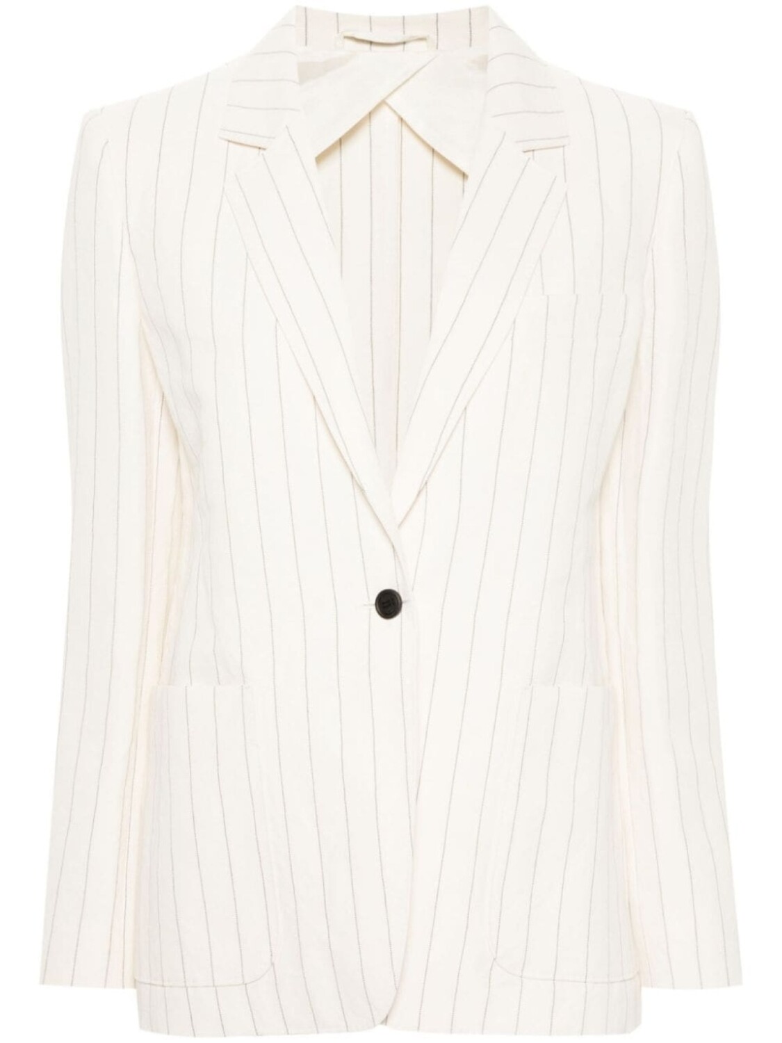 Однобортный блейзер в тонкую полоску Max Mara, бежевый
Однобортный блейзер в тонкую полоску Max Mara, бежевый