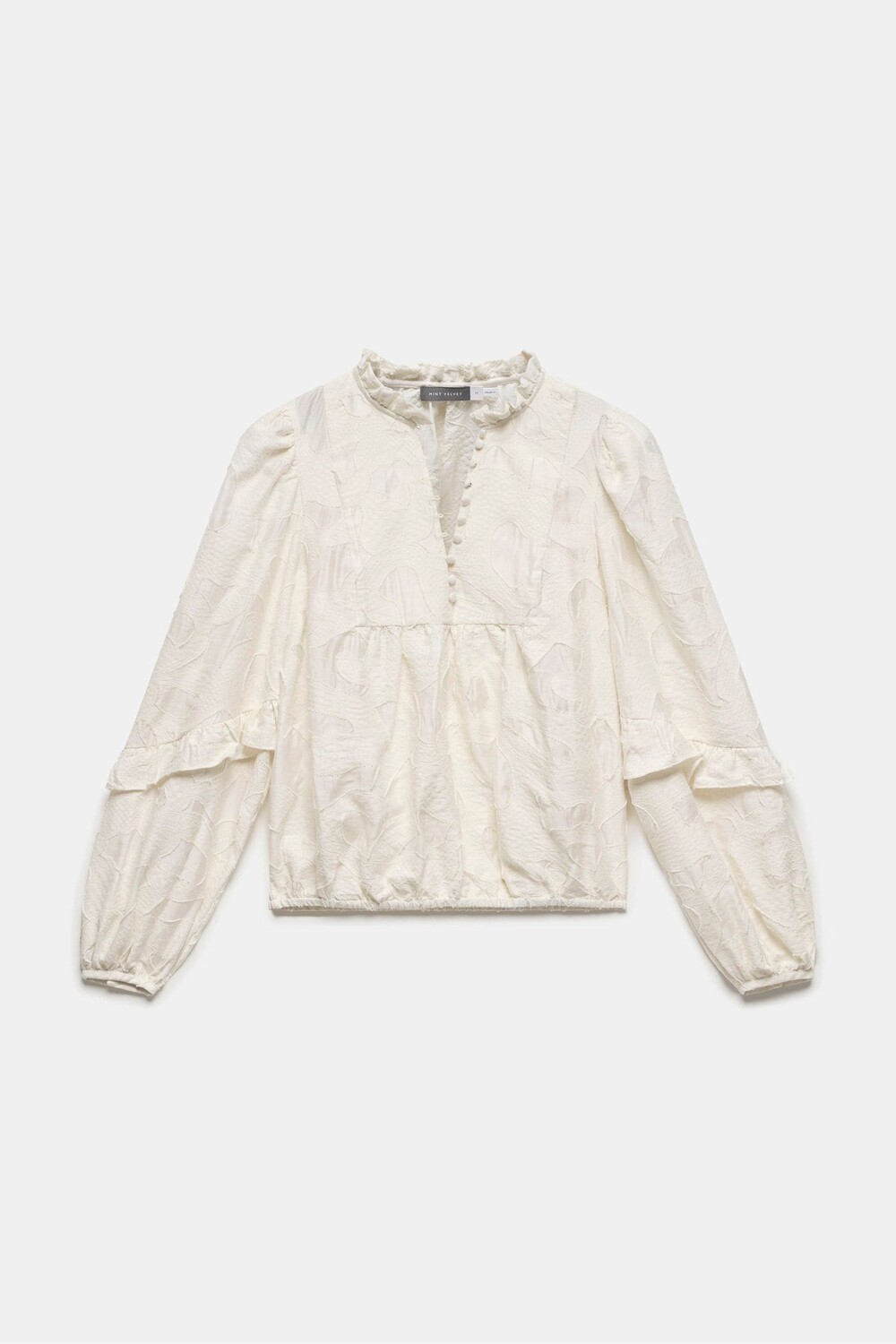 Блузка из жаккарда Mint Velvet, бежевый
Блузка из жаккарда Mint Velvet, бежевый