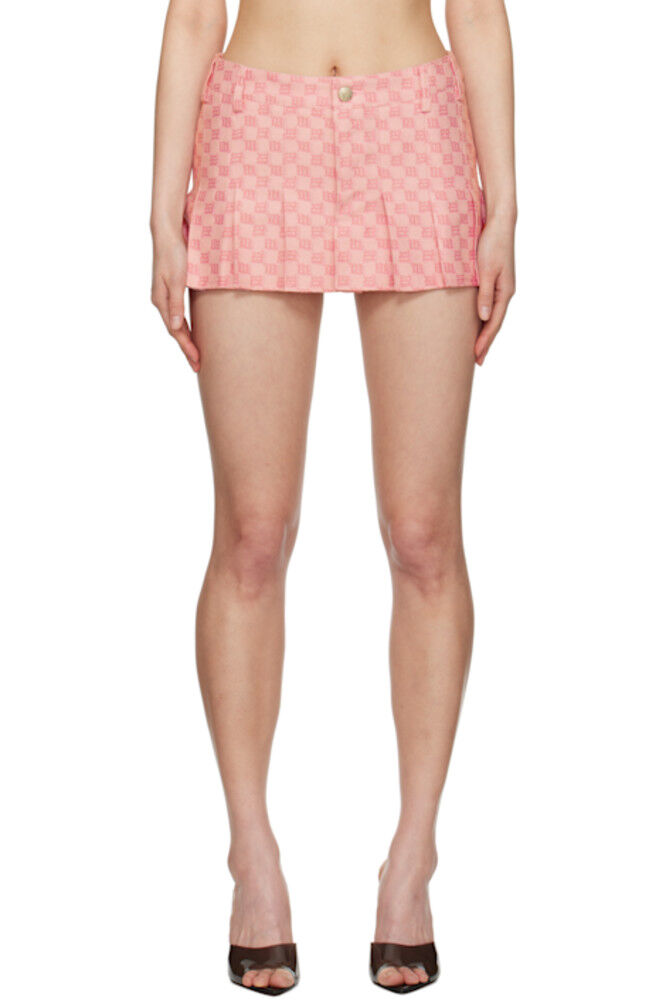 SSENSE Эксклюзивная розовая жаккардовая монограмма школьная мини-юбка MISBHV
SSENSE Эксклюзивная розовая жаккардовая монограмма школьная мини-юбка MISBHV