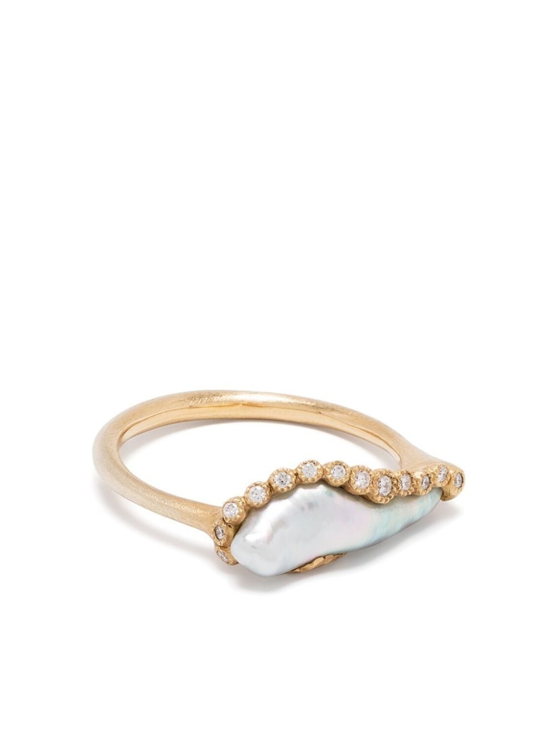 Кольцо Wave из желтого золота с бриллиантами и жемчугом Shinkai, золотой
Кольцо Wave из желтого золота с бриллиантами и жемчугом Shinkai, золотой