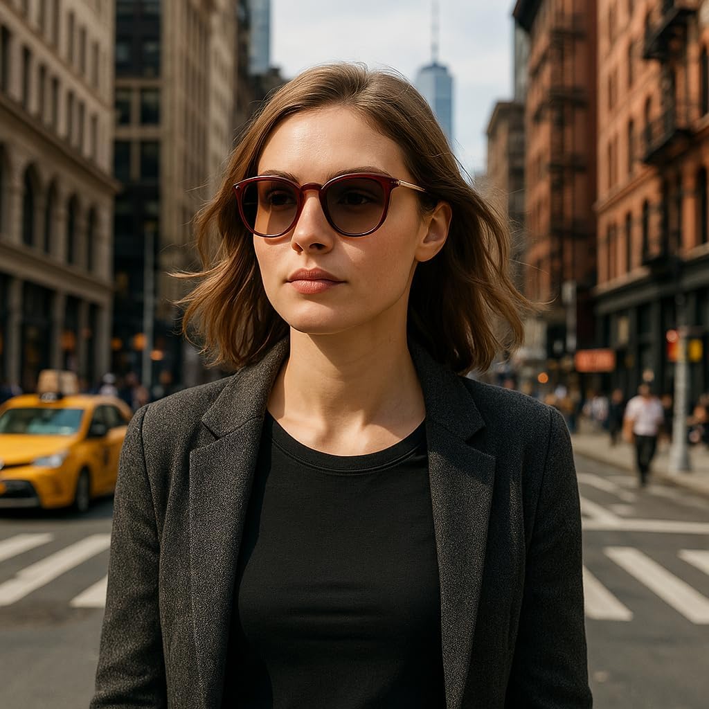 Поляризованные солнцезащитные очки QIFP для женщин и мужчин - модный винтажный классический ретро-стиль 2025 года с круглыми зеркальными линзами Generic, Deep Tea Frame & Tea Lenses
Поляризованные солнцезащитные очки QIFP для женщин и мужчин - модный винтажный классический ретро-стиль 2025 года с круглыми зеркальными линзами Generic, Deep Tea Frame & Tea Lenses