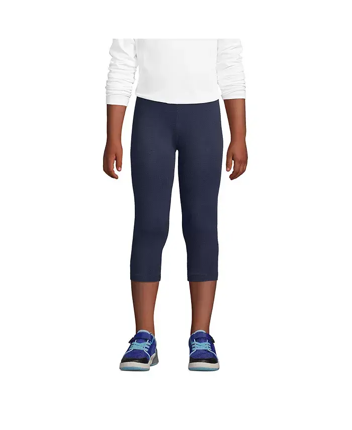 Школьные капри-леггинсы для девочек из плотного хлопка Lands' End, синий
Школьные капри-леггинсы для девочек из плотного хлопка Lands' End, синий