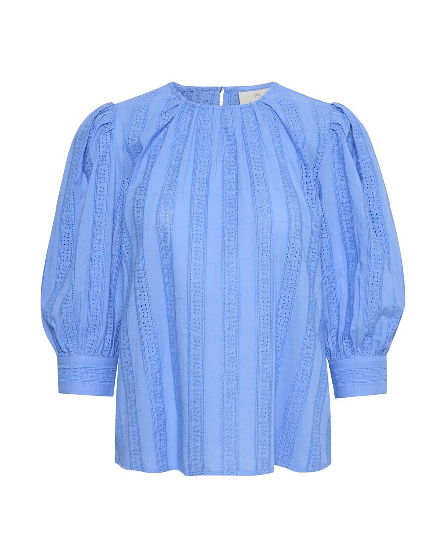 Блузка с коротким рукавом Kaffe Blouse Violet, королевский синий 
Блузка с коротким рукавом Kaffe Blouse Violet, королевский синий