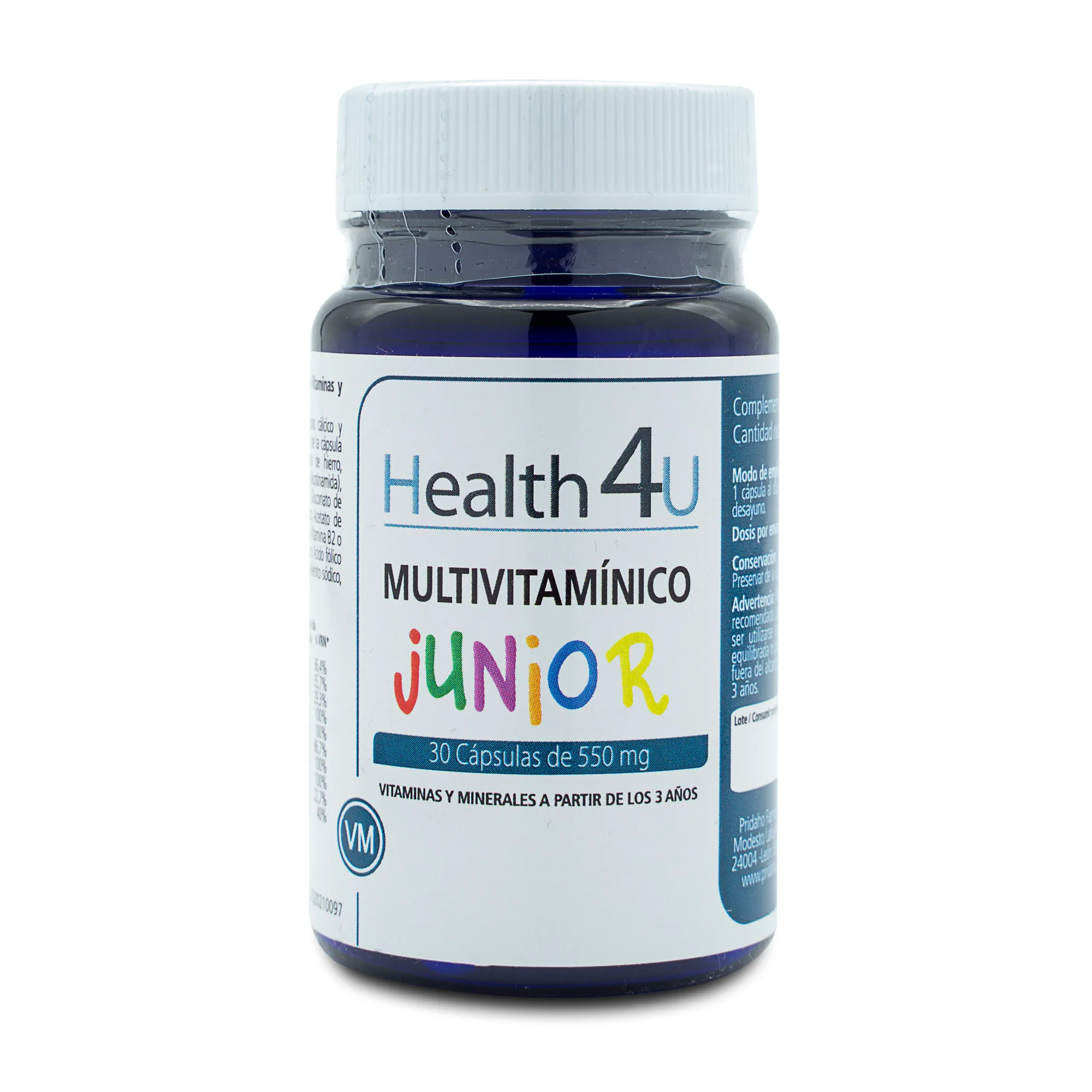 Биологически активная добавка Multivitamínico Junior H4U, 30 UD 
Биологически активная добавка Multivitamínico Junior H4U, 30 UD