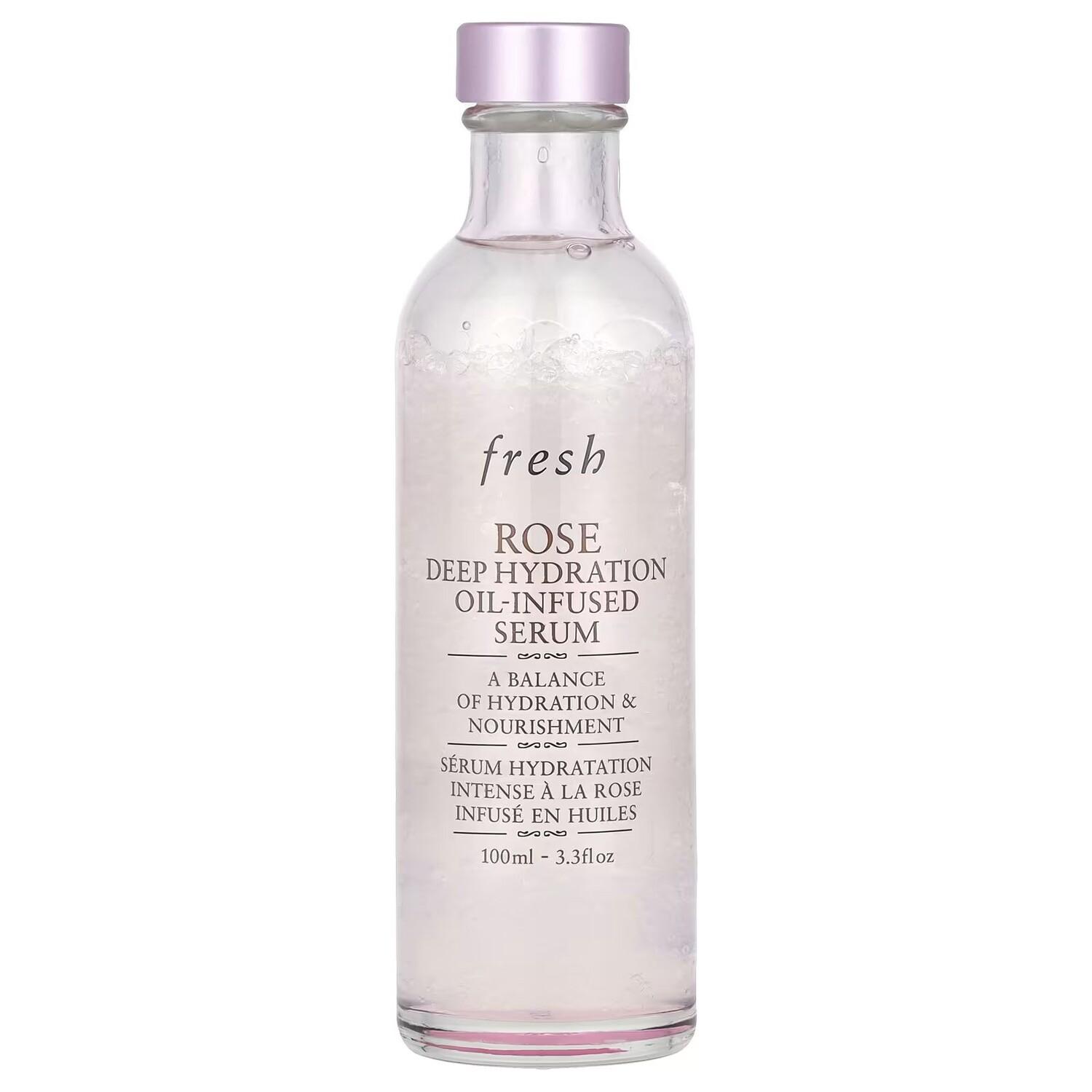 Розовая, глубоко увлажняющая сыворотка с маслом, 3,3 жидких унции (100 мл) Fresh
Розовая, глубоко увлажняющая сыворотка с маслом, 3,3 жидких унции (100 мл) Fresh