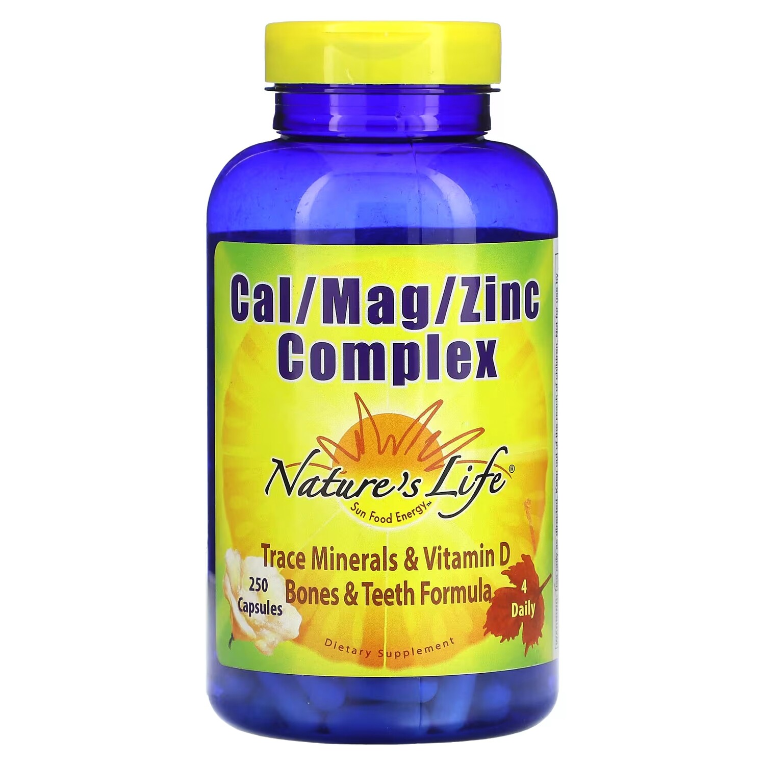 Nature's Life Комплекс Кал/Маг/Цинк 250 капсул
Nature's Life Комплекс Кал/Маг/Цинк 250 капсул