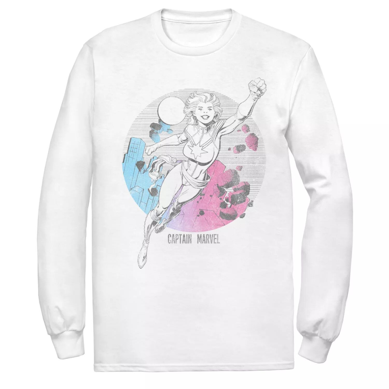 Мужская футболка с портретом Captain Marvel Comics Skyline
Мужская футболка с портретом Captain Marvel Comics Skyline