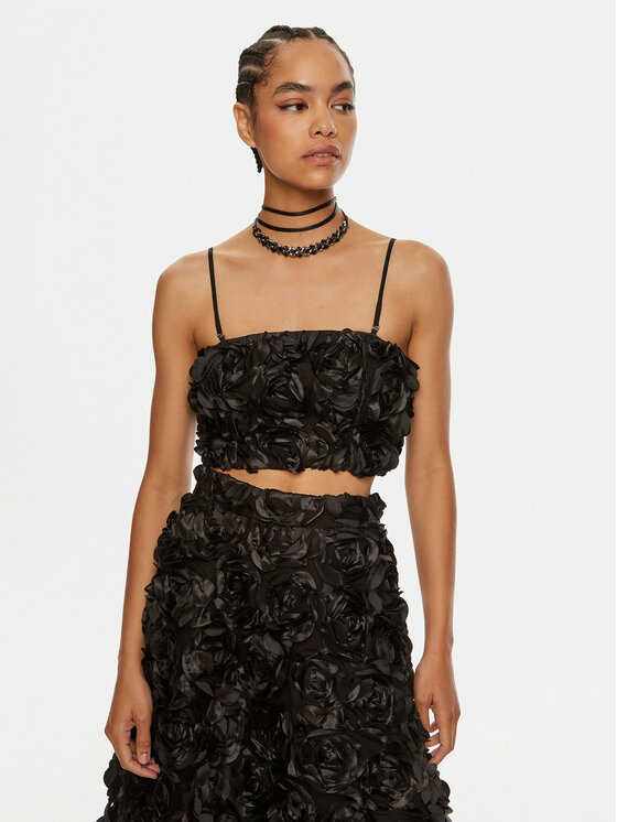 Топ slim fit Emili 112949100 Rotate, черный
Топ slim fit Emili 112949100 Rotate, черный