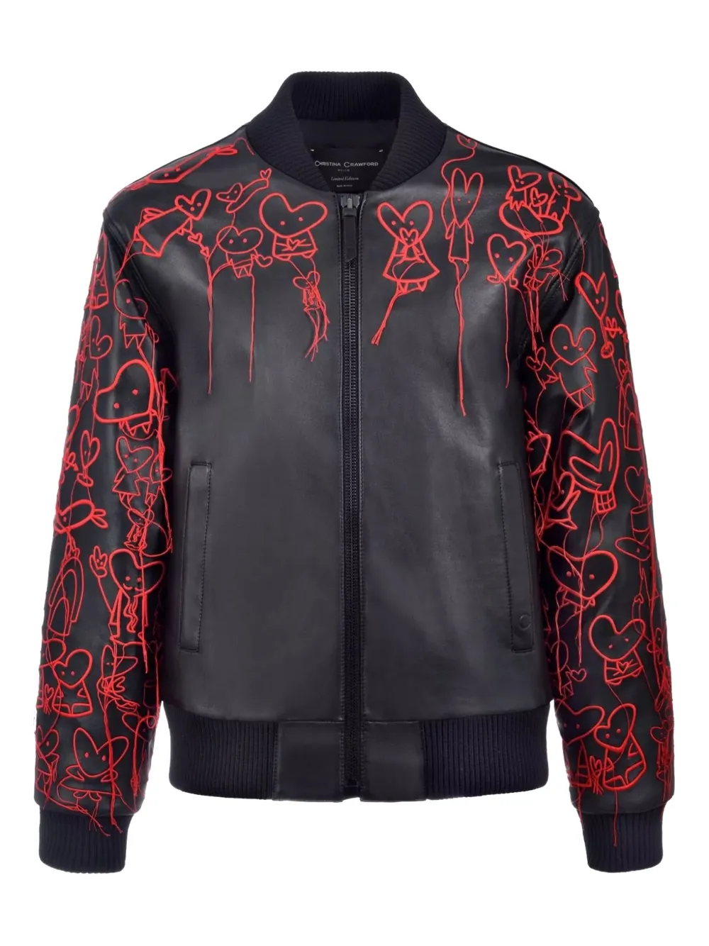 Бомбер с вышивкой CHRISTINA CRAWFORD, черный
Бомбер с вышивкой CHRISTINA CRAWFORD, черный