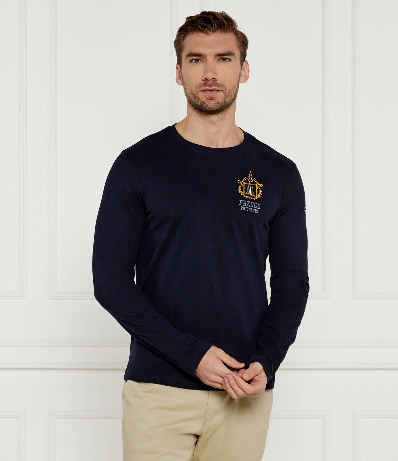 Лонгслив Aeronautica Militare Regular Fit, темно-синий
Лонгслив Aeronautica Militare Regular Fit, темно-синий