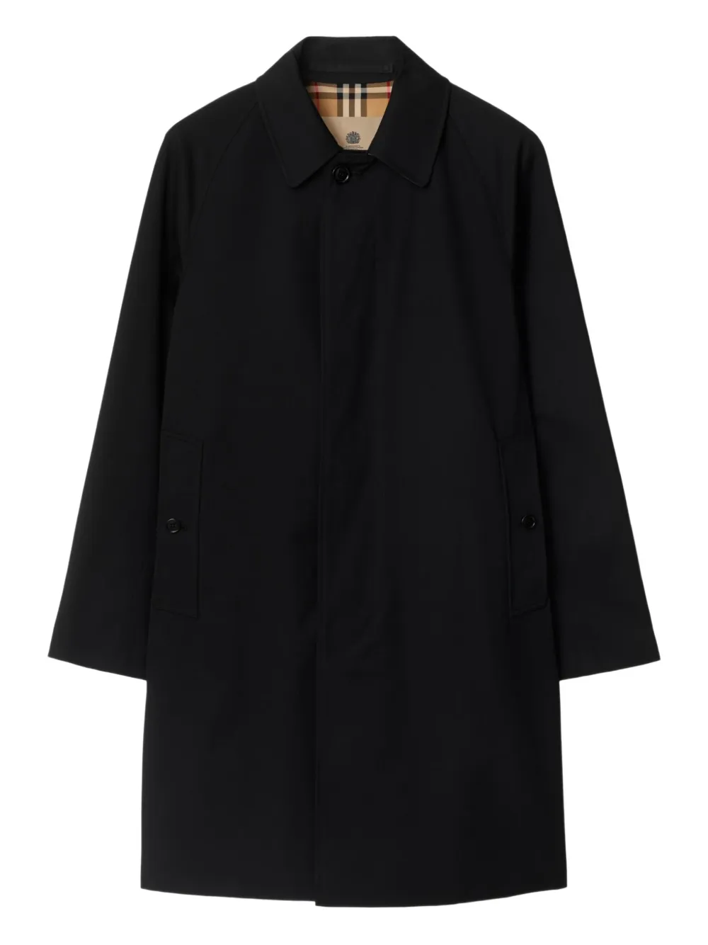 Пальто-тренч с рукавами реглан и пуговицами BURBERRY, черный
Пальто-тренч с рукавами реглан и пуговицами BURBERRY, черный