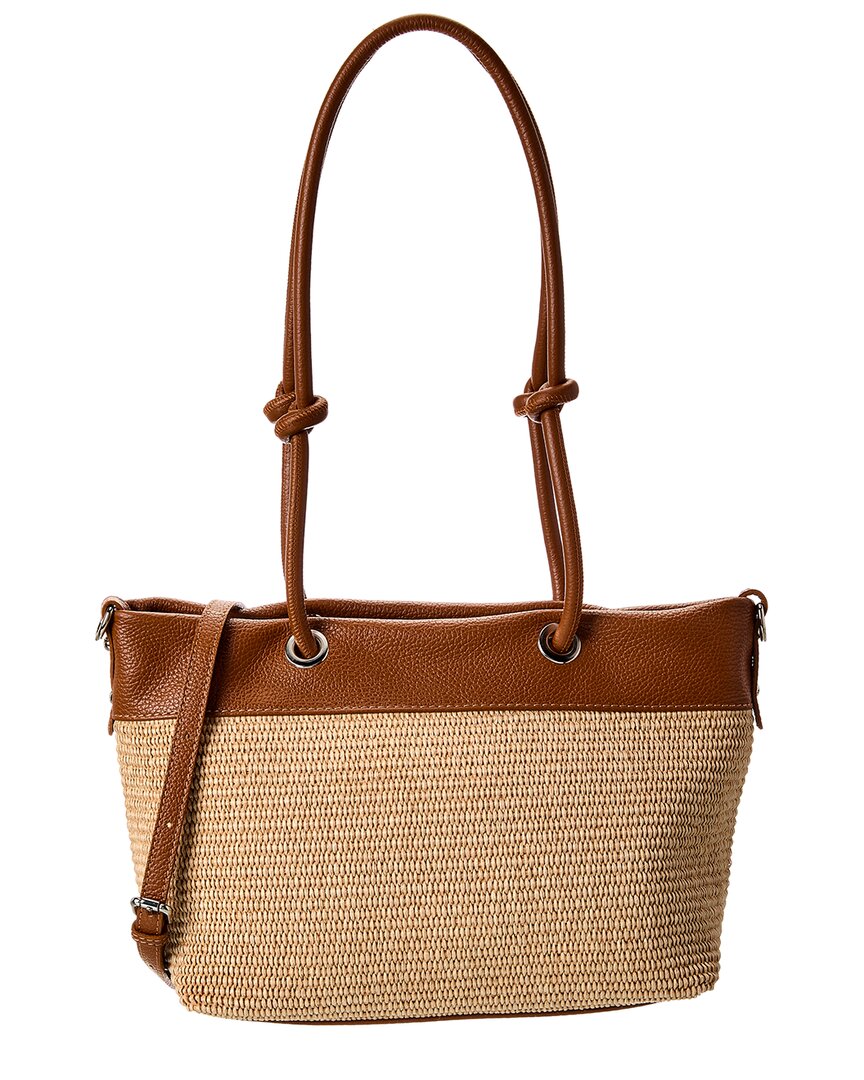 Итальянская кожаная сумка с верхней ручкой Italian Leather, коричневый 
Итальянская кожаная сумка с верхней ручкой Italian Leather, коричневый