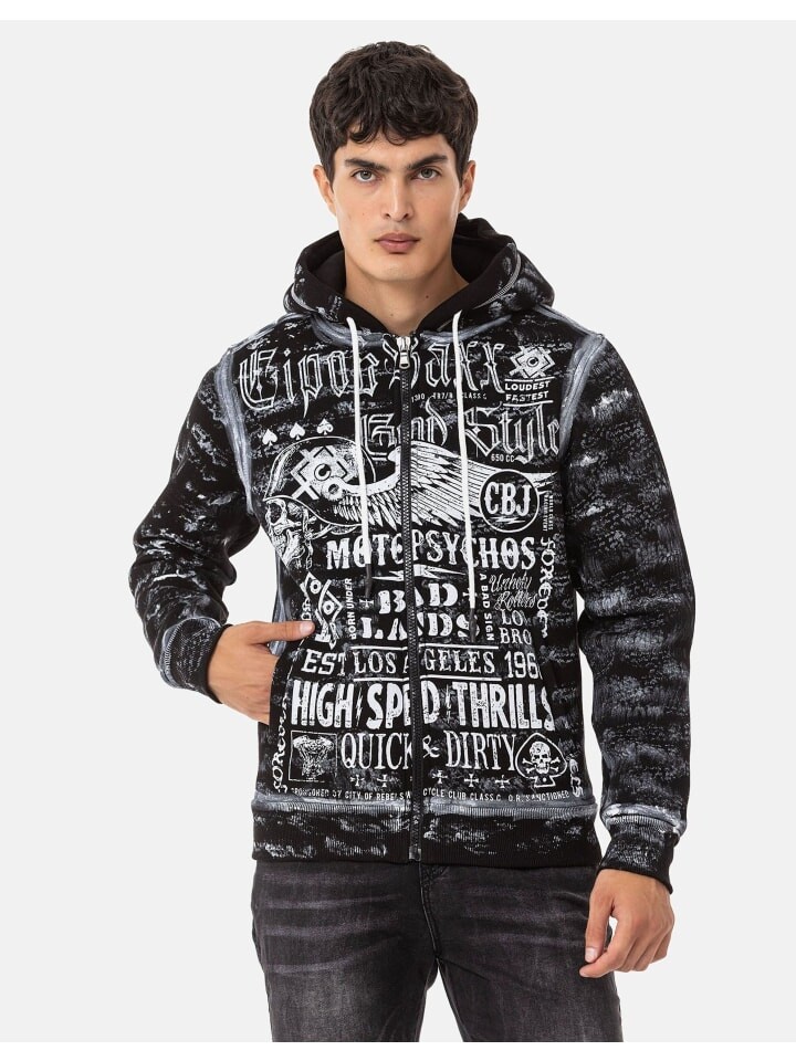 Спортивная куртка Cipo & Baxx Jacken, черный 
Спортивная куртка Cipo & Baxx Jacken, черный