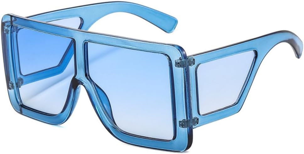 Солнцезащитные очки One Piece для женщин, большие квадратные очки, модные серые солнцезащитные очки для мужчин, ретро-очки, защита от ультрафиолета UV400 MTZJH, C4 Blue-blue
Солнцезащитные очки One Piece для женщин, большие квадратные очки, модные серые солнцезащитные очки для мужчин, ретро-очки, защита от ультрафиолета UV400 MTZJH, C4 Blue-blue