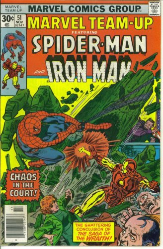 Marvel Team-Up #51 : Featuring Spider-Man and Iron Man in "The Trail of the Wraith" (Marvel Comics) (Marvel Comics)
Marvel Team-Up #51 : Featuring Spider-Man and Iron Man in "The Trail of the Wraith" (Marvel Comics) (Marvel Comics)