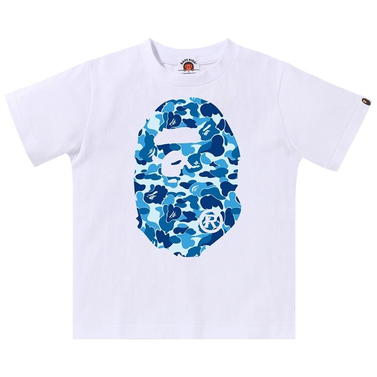 Футболка BAPE Kids ABC Camo Big Ape Head Tee, цвет White/Blue
Футболка BAPE Kids ABC Camo Big Ape Head Tee, цвет White/Blue
