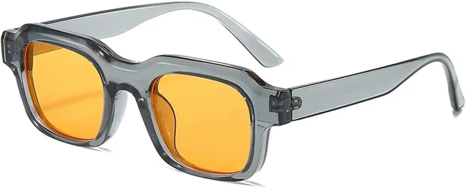 Ретро солнцезащитные очки для женщин, модные, желейного цвета, чайные оттенки, защита от УФ-излучения UV400, солнцезащитные очки для мужчин HHZZYVY, Gray Yellow
Ретро солнцезащитные очки для женщин, модные, желейного цвета, чайные оттенки, защита от УФ-излучения UV400, солнцезащитные очки для мужчин HHZZYVY, Gray Yellow